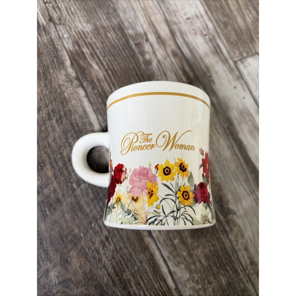 The Pioneer Woman Mercantile Coffee Mug Floral Tea Souvenir Ree Drummond 12 Oz